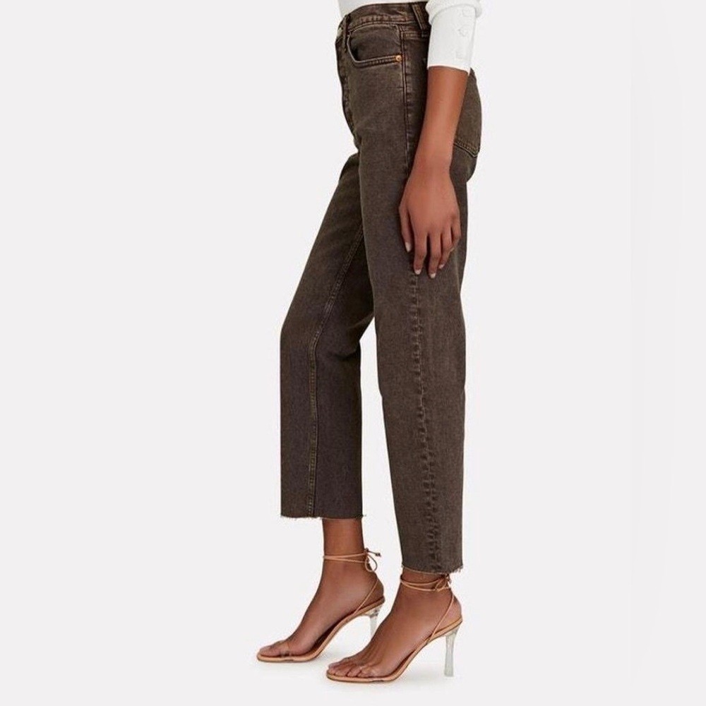 NWT RE/DONE 70s High-Rise Stove Pipe Straight-Leg Jeans - Picture 3 of 5